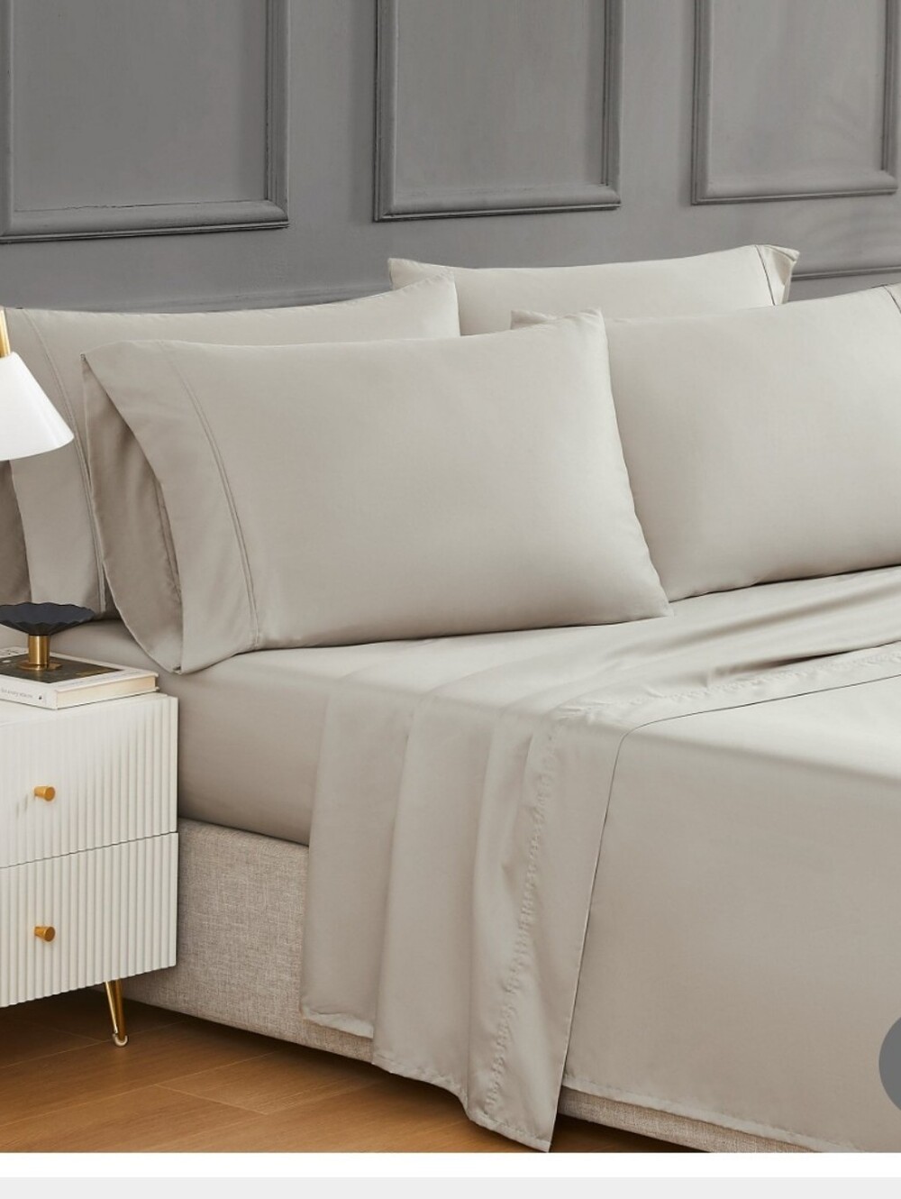 (6)Hotel Signature 400 Thread Count Egypgian 6piece  Sheet Set -